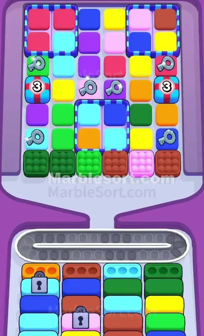 Marble Sort Level 476 Screenshot