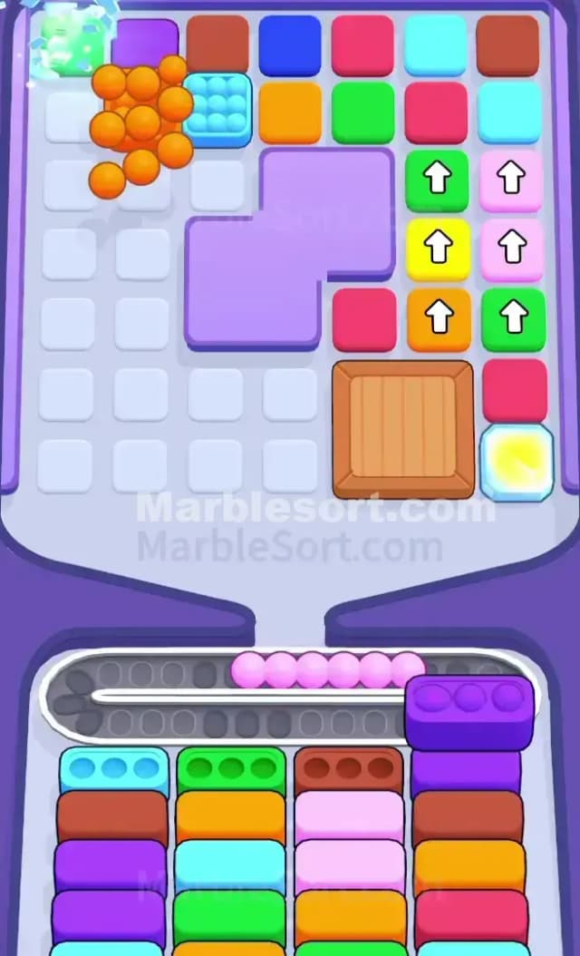Marble Sort Level 681 Solution 1