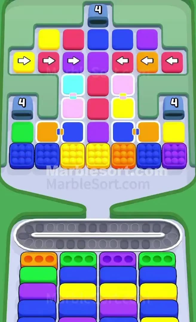 Marble Sort Level 415 Screenshot