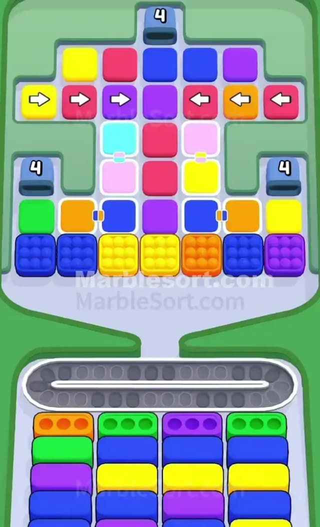 Marble Sort Level 415 Gameplay