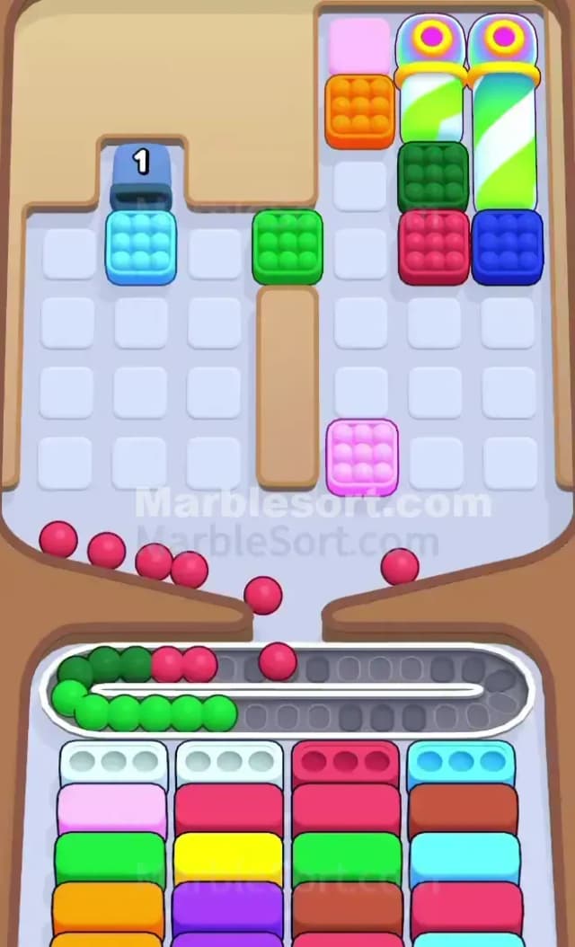 Marble Sort Level 353 Solution 2