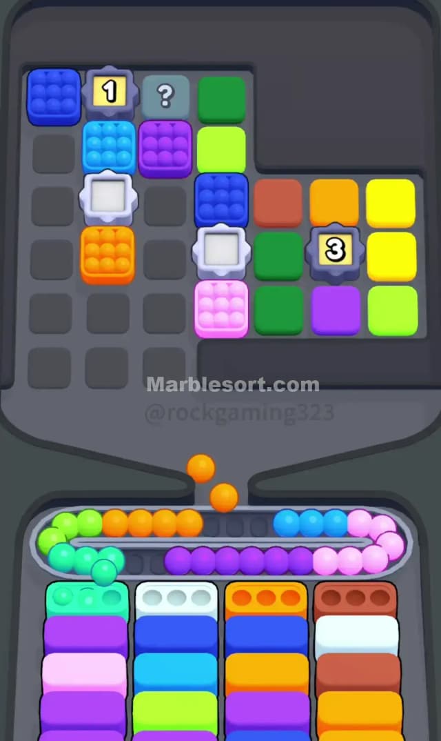 Marble Sort Level 300 Solution 1