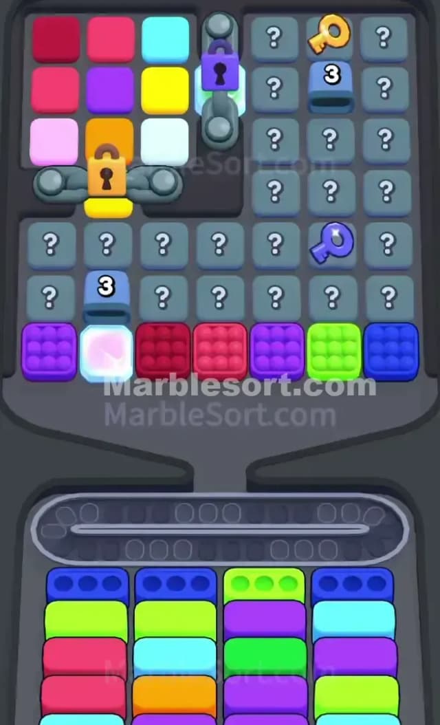 Marble Sort Level 484 Gameplay