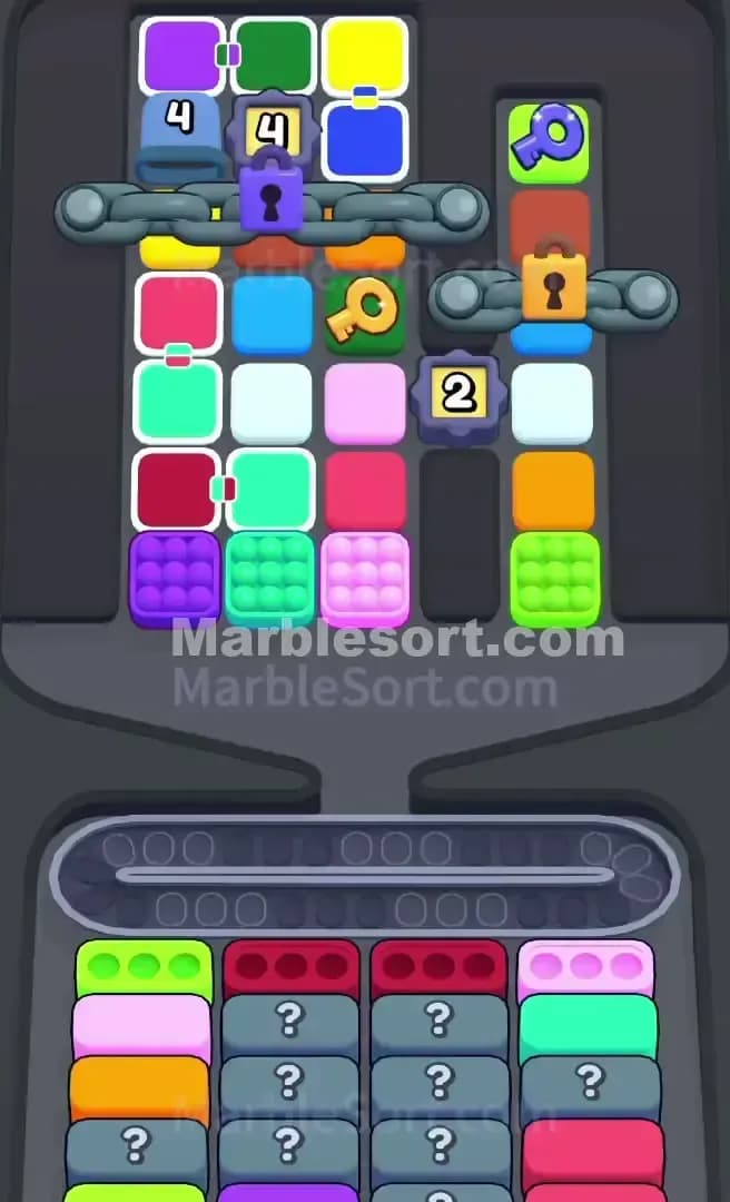 Marble Sort Level 574 Screenshot