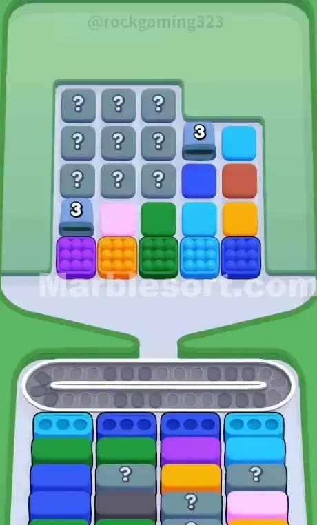 Marble Sort Level 33 Gameplay