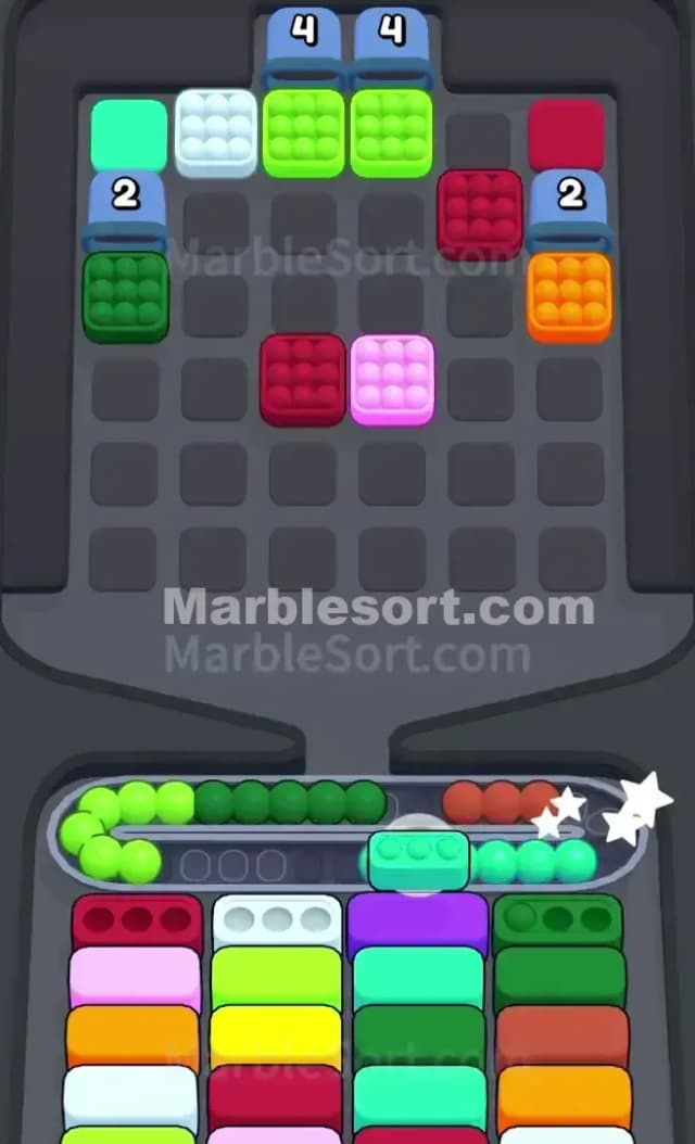 Marble Sort Level 740 Solution 2