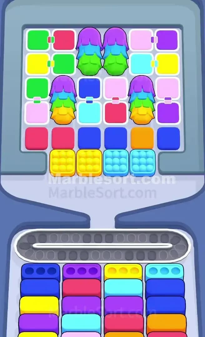 Marble Sort Level 545 Screenshot