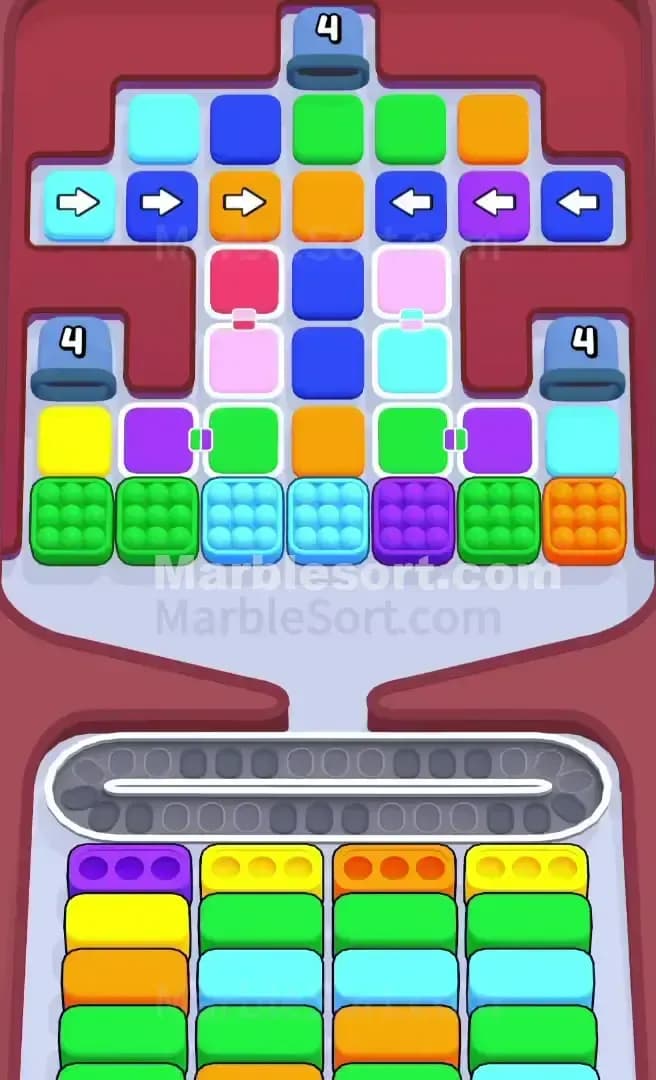 Marble Sort Level 535 Screenshot