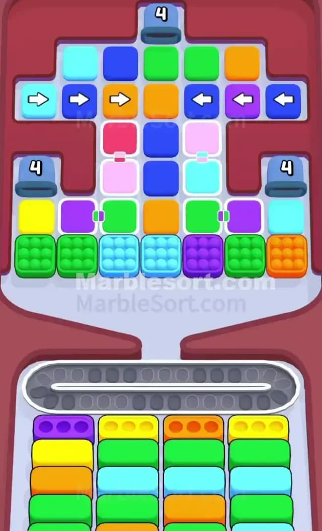 Marble Sort Level 535 Gameplay