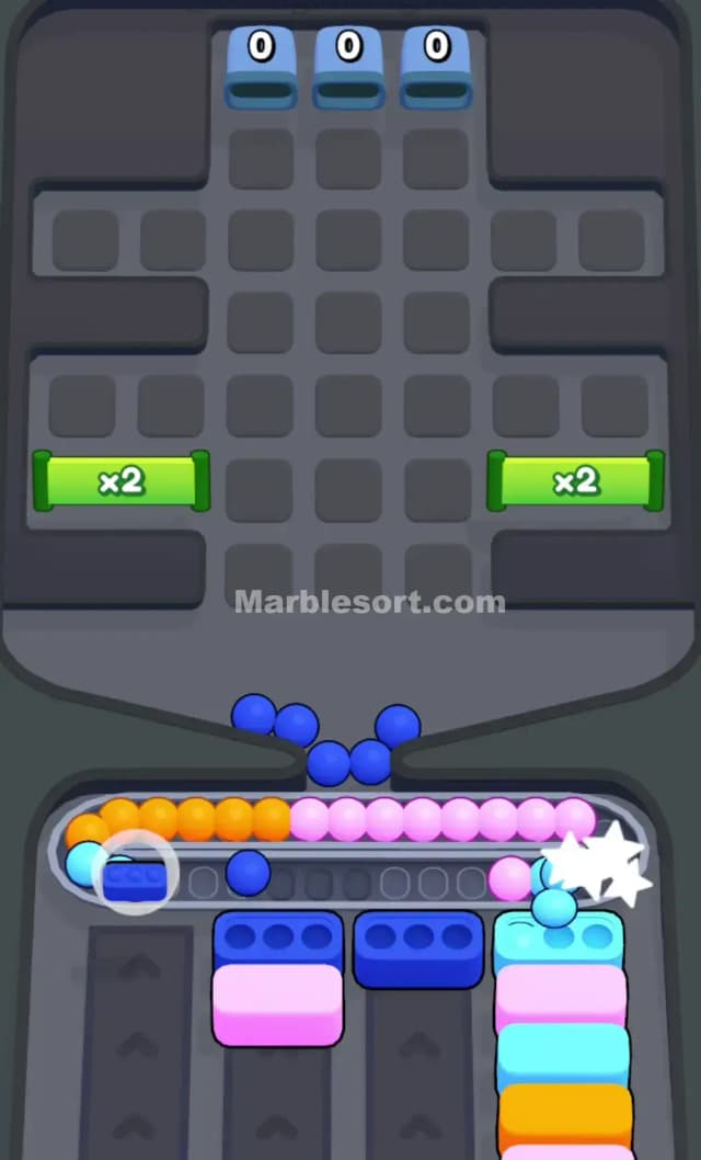 Marble Sort Level 77 Solution 3