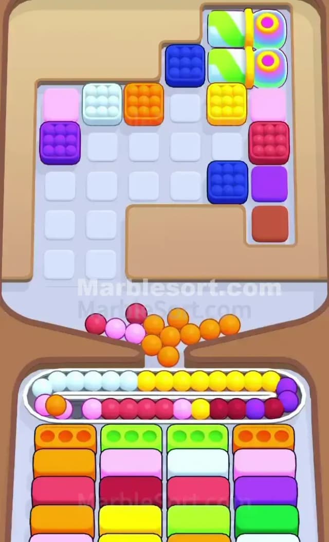 Marble Sort Level 356 Solution 1
