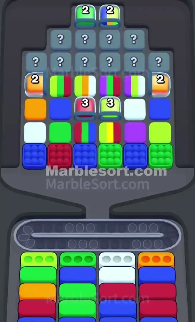 Marble Sort Level 544 Gameplay