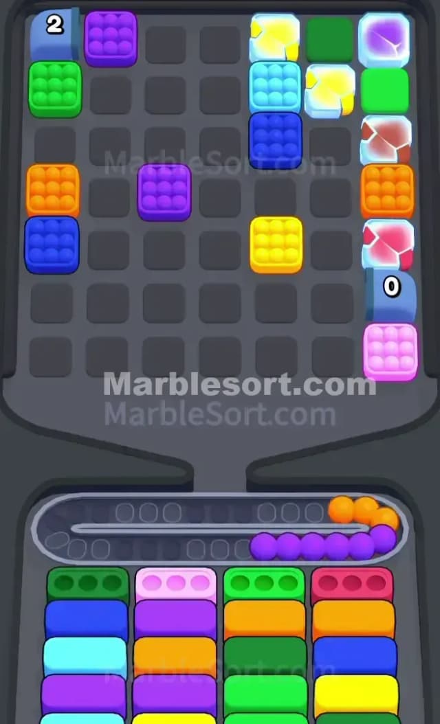 Marble Sort Level 300 Solution 2