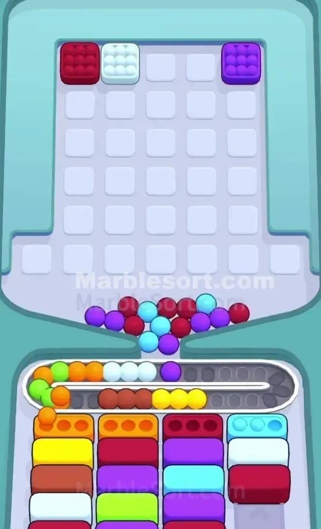 Marble Sort Level 496 Solution 3