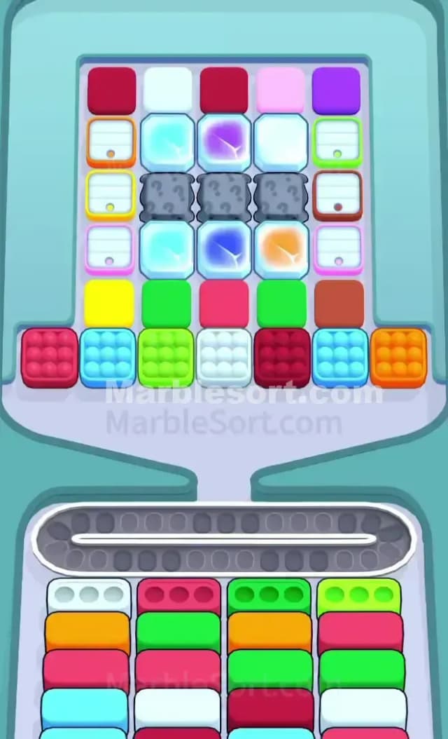 Marble Sort Level 496 Gameplay