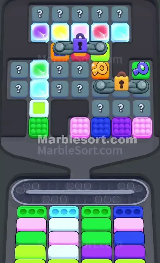 Marble Sort Level 704 Screenshot