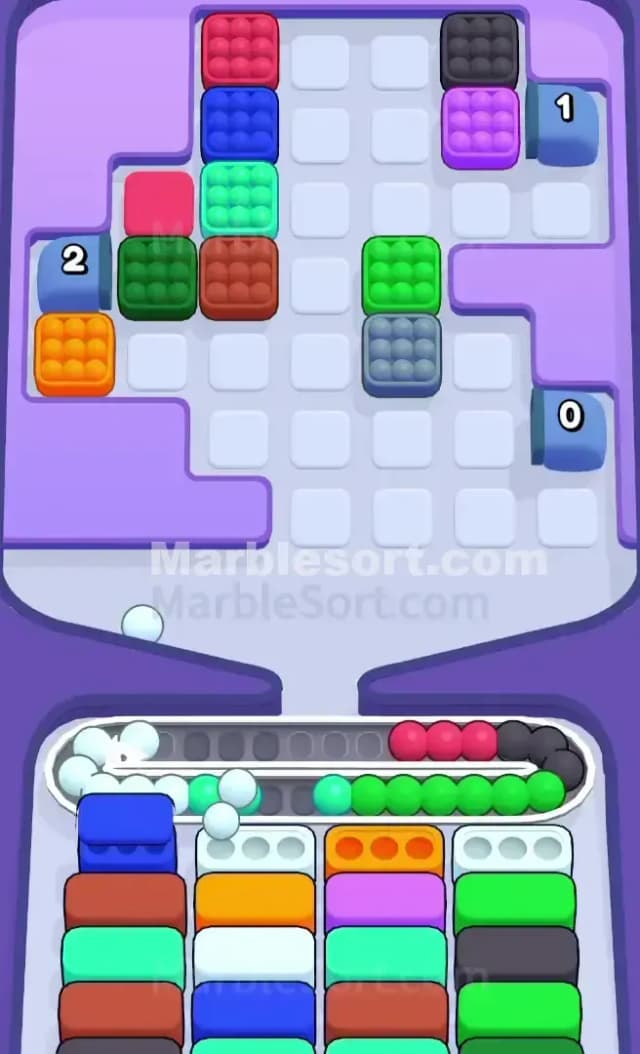 Marble Sort Level 296 Solution 2