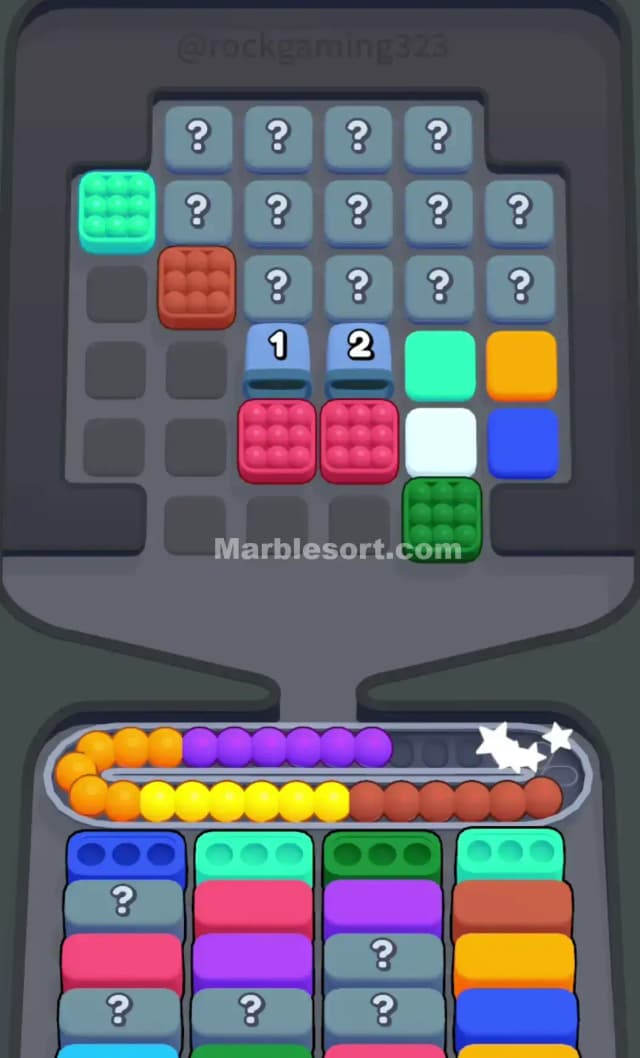 Marble Sort Level 40 Solution 1