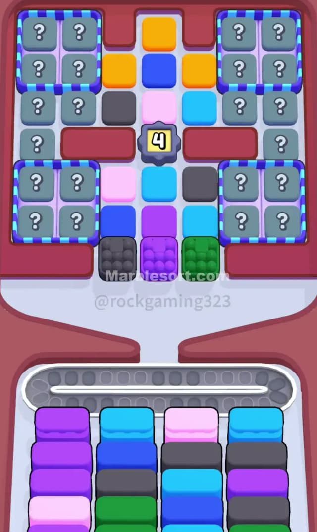 Marble Sort Level 375 Gameplay