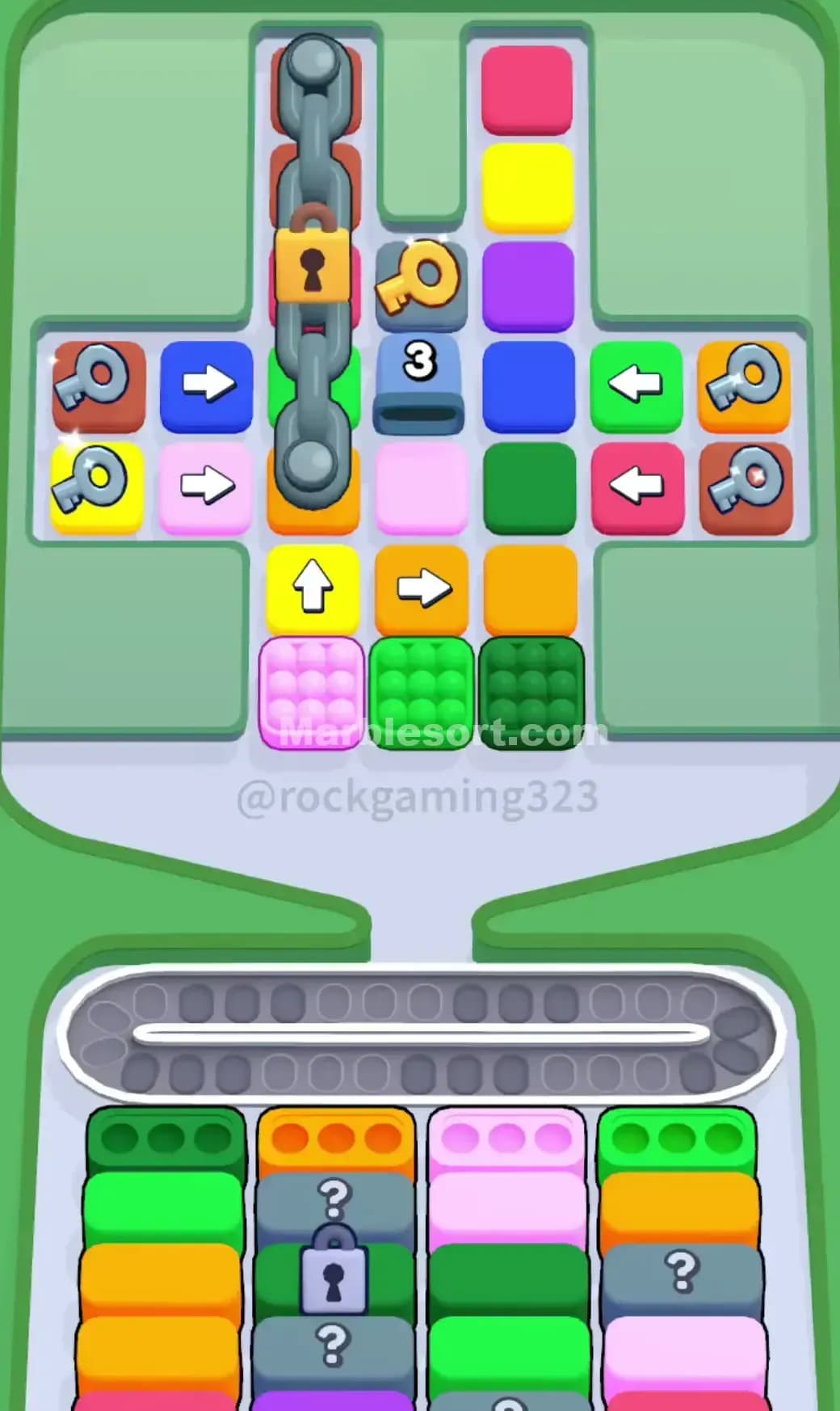 Marble Sort Level 339 Screenshot