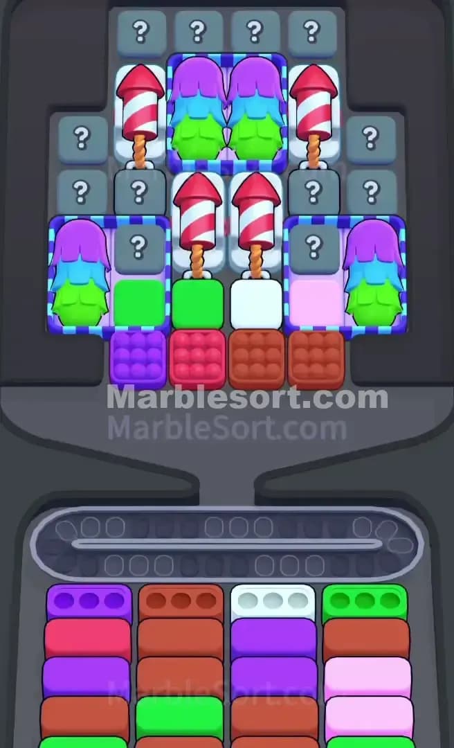Marble Sort Level 584 Screenshot