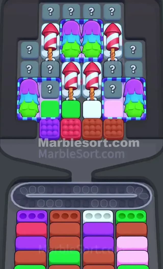Marble Sort Level 584 Gameplay