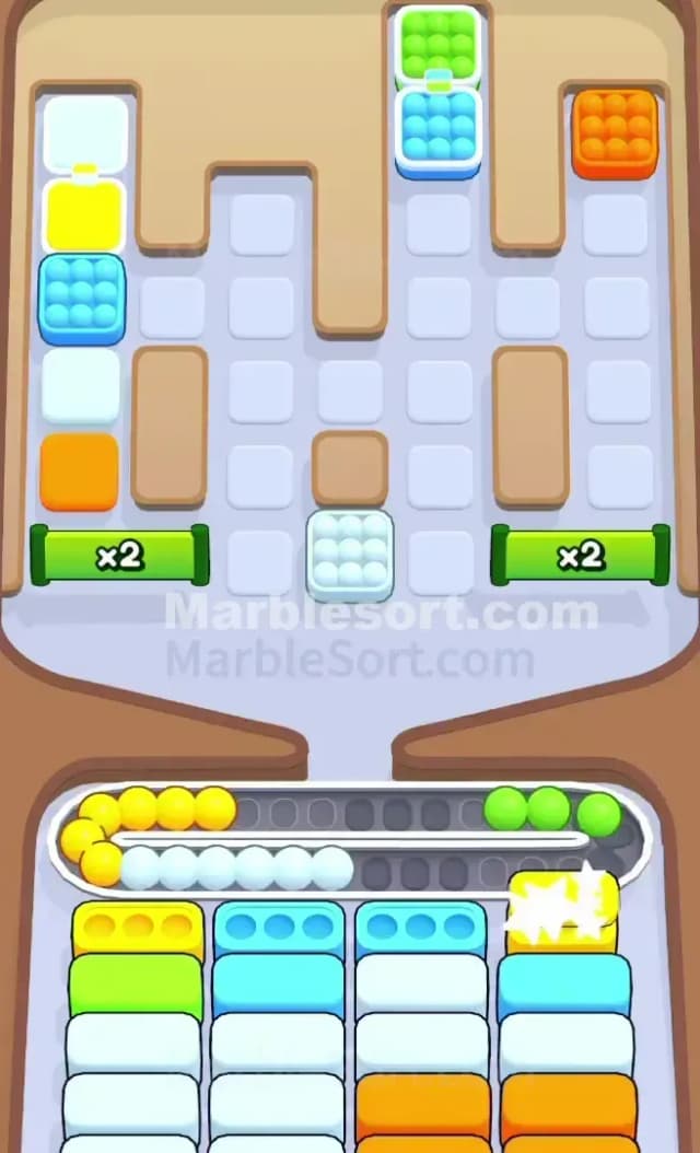 Marble Sort Level 671 Solution 2