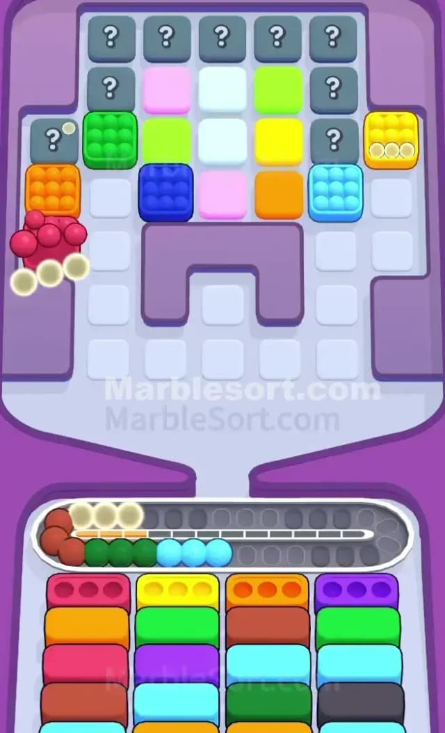 Marble Sort Level 636 Solution 1