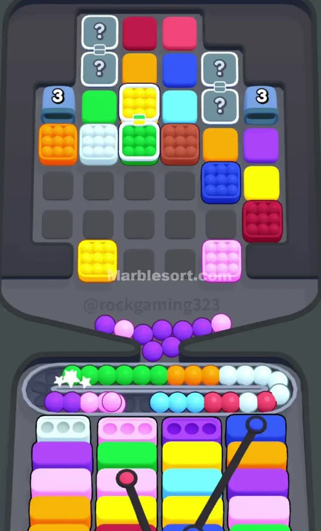 Marble Sort Level 100 Solution 1
