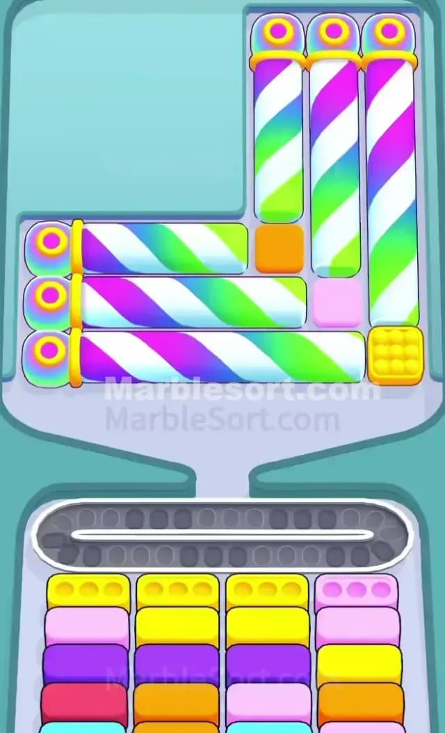 Marble Sort Level 343 Gameplay