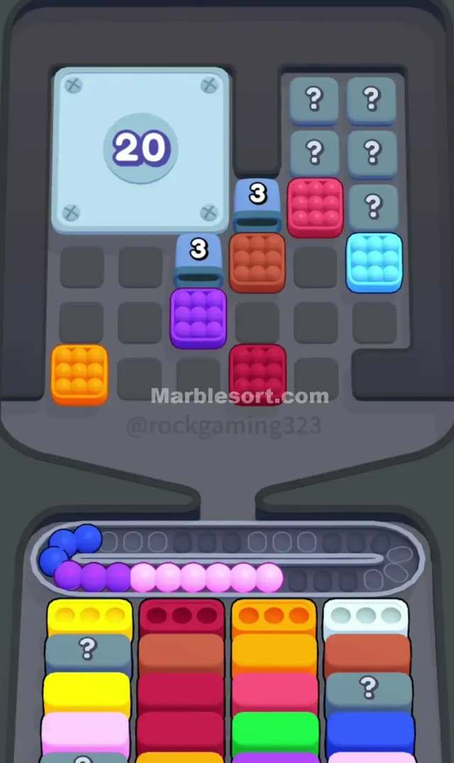 Marble Sort Level 224 Solution 1