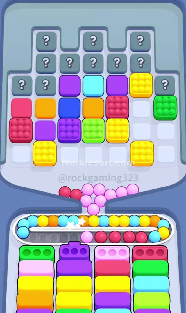 Marble Sort Level 319 Solution 1