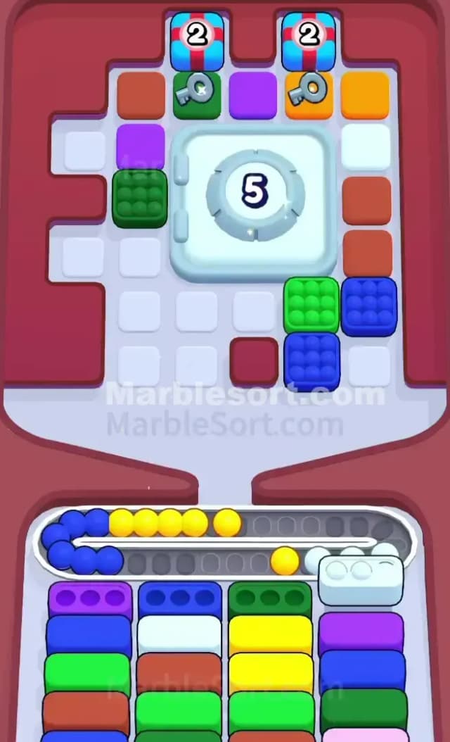 Marble Sort Level 459 Solution 1