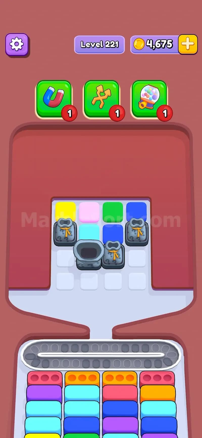 Mystery Box in Marble Sort