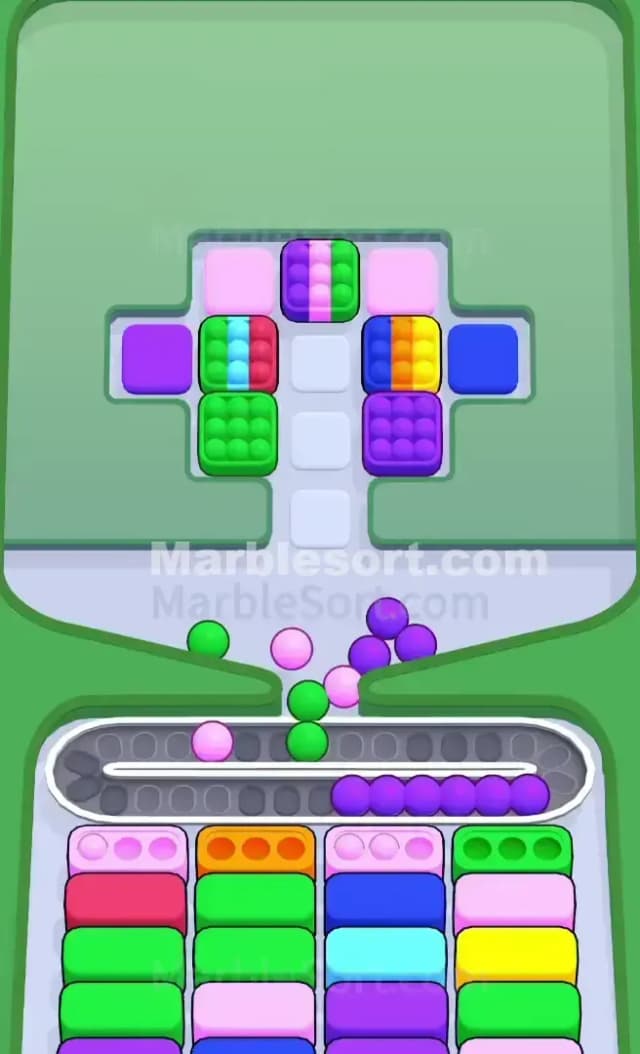 Marble Sort Level 261 Solution 1