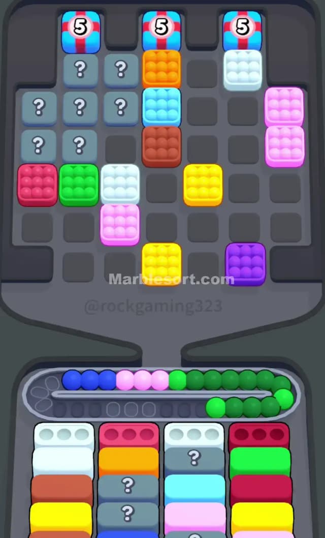 Marble Sort Level 180 Solution 1