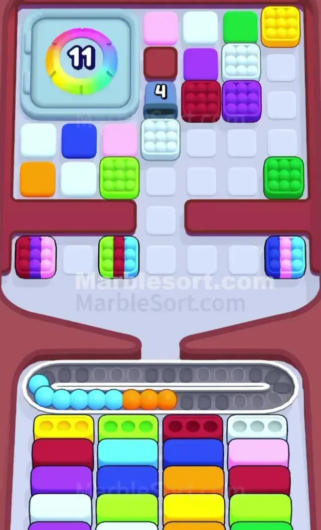 Marble Sort Level 376 Solution 1