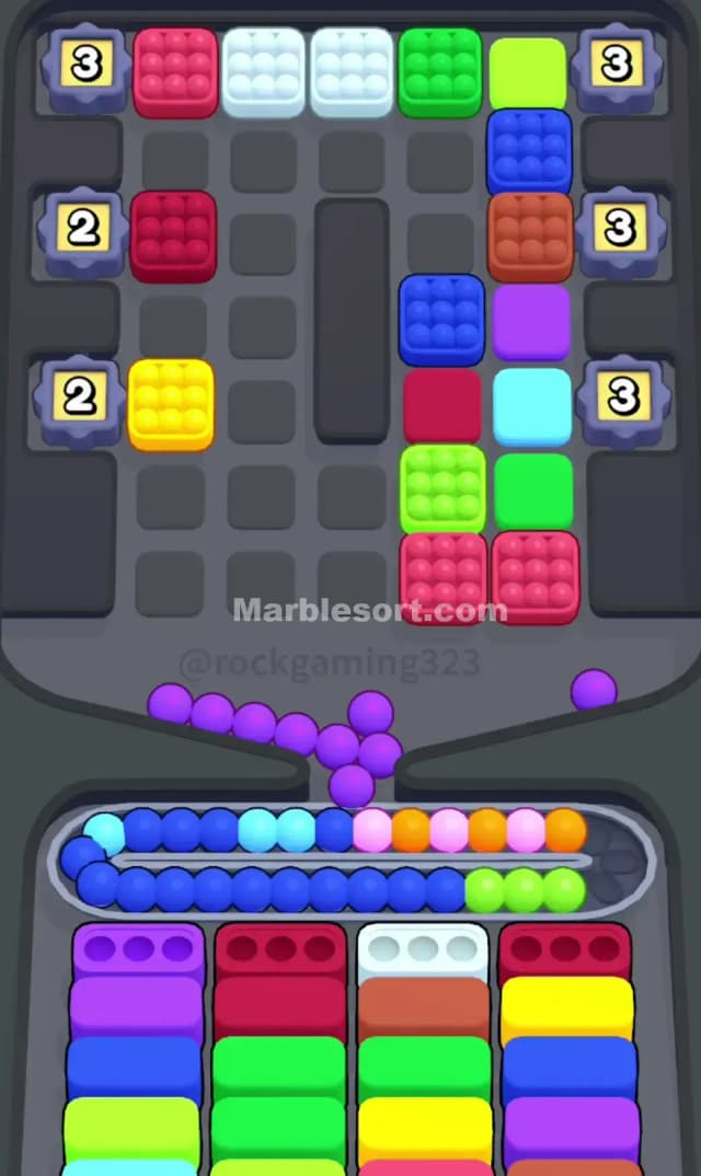 Marble Sort Level 367 Solution 1