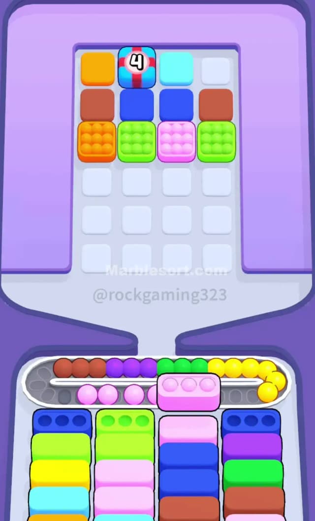 Marble Sort Level 133 Solution 2