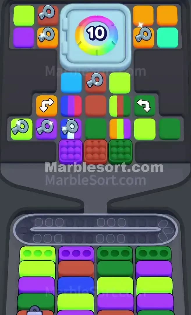 Marble Sort Level 627 Screenshot
