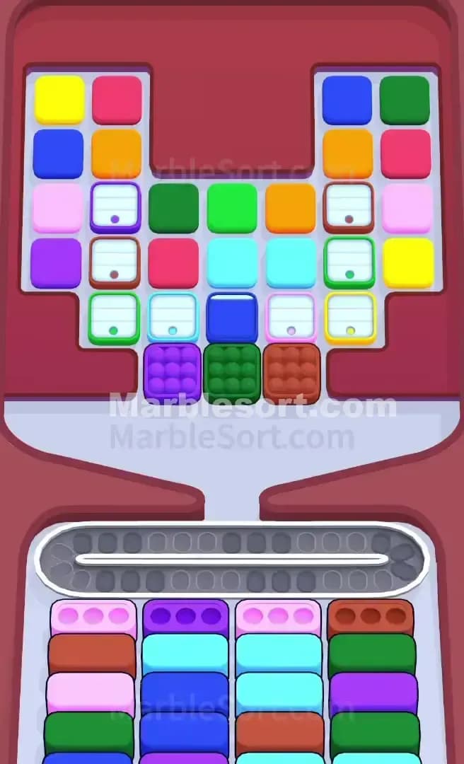 Marble Sort Level 383 Screenshot