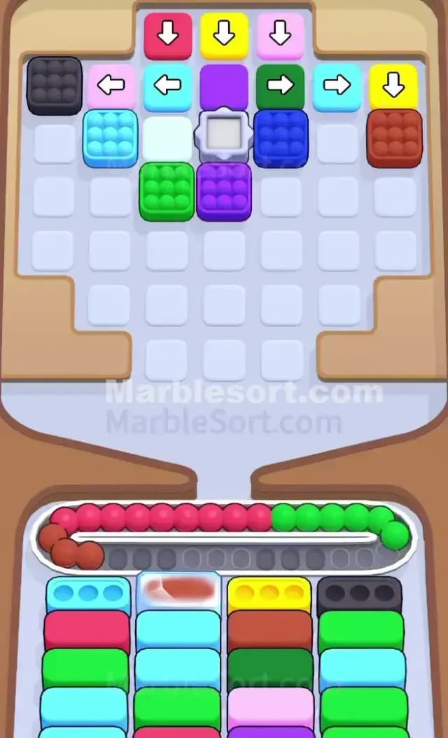 Marble Sort Level 586 Solution 2