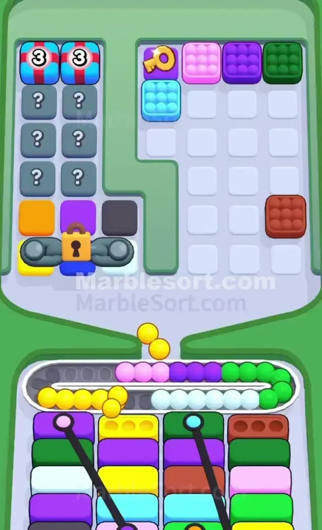 Marble Sort Level 338 Solution 1