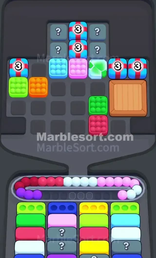 Marble Sort Level 454 Solution 1