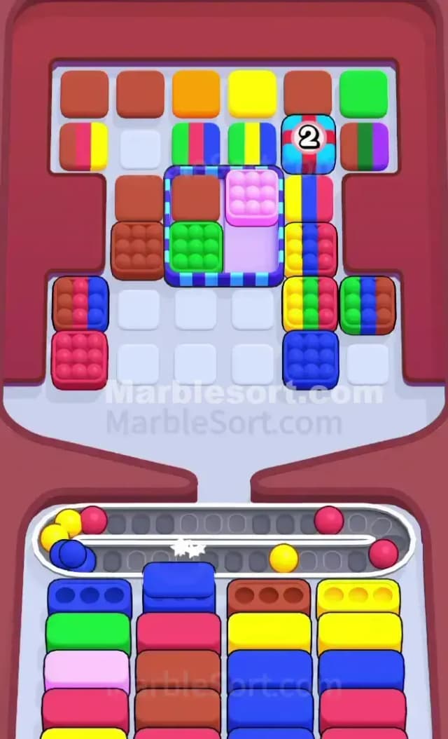 Marble Sort Level 298 Solution 1