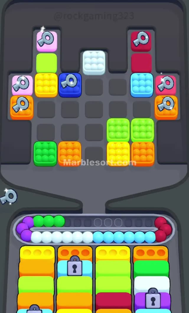 Marble Sort Level 144 Solution 1