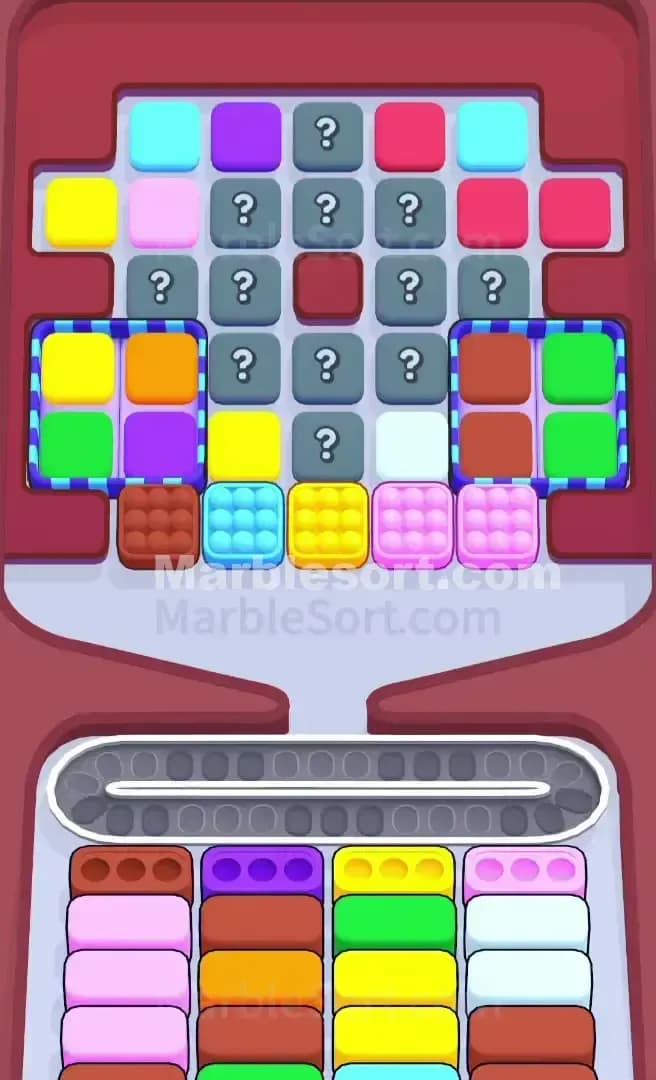 Marble Sort Level 609 Screenshot