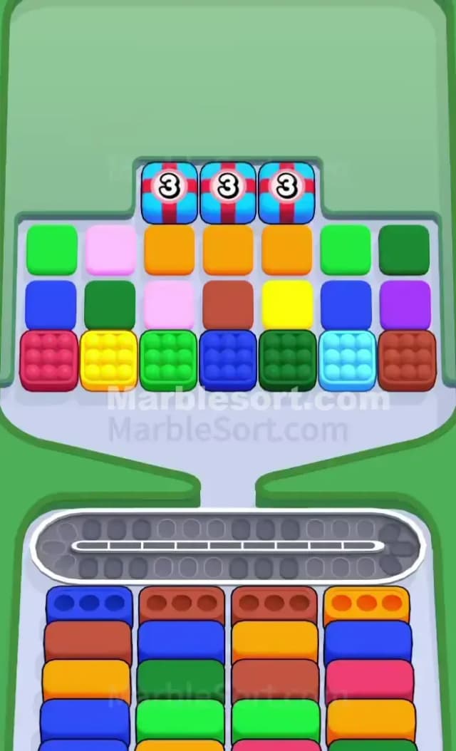 Marble Sort Level 725 Gameplay