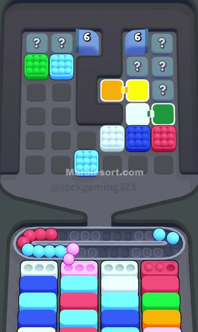 Marble Sort Level 370 Solution 1