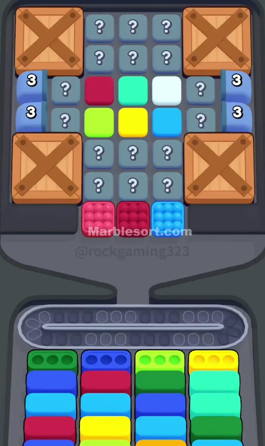 Marble Sort Level 200 Screenshot